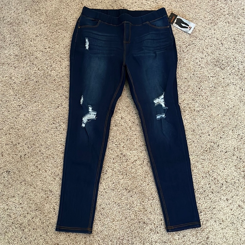JVINI Pull On Jeggings